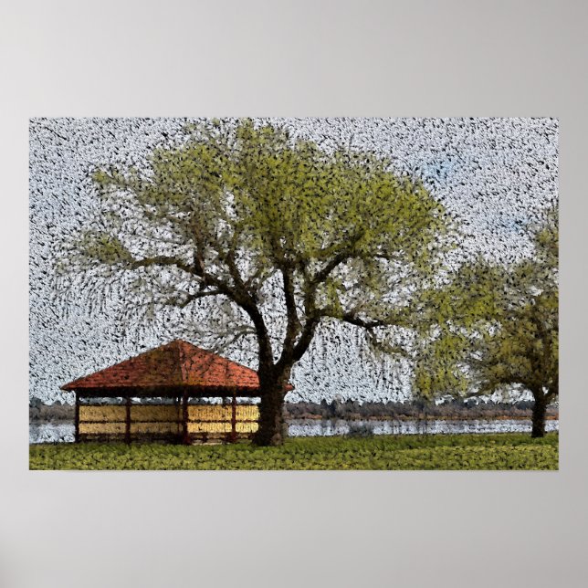 Poster Lake Wendouree Pavilion Ballarat (Frente)