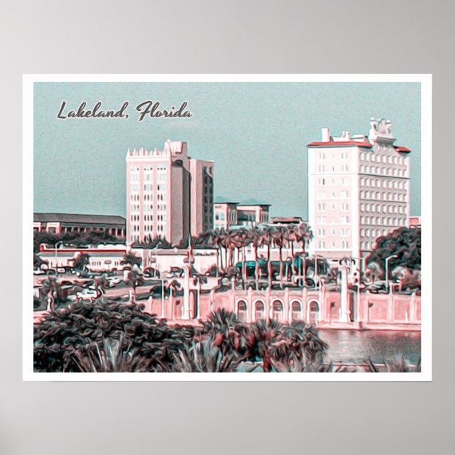 POSTER LAKELAND FLORIDA (Frente)