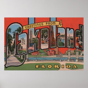 Poster Lakeland, Florida - grandes cenas da letra