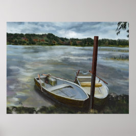 Poster Lakeside Norueguês