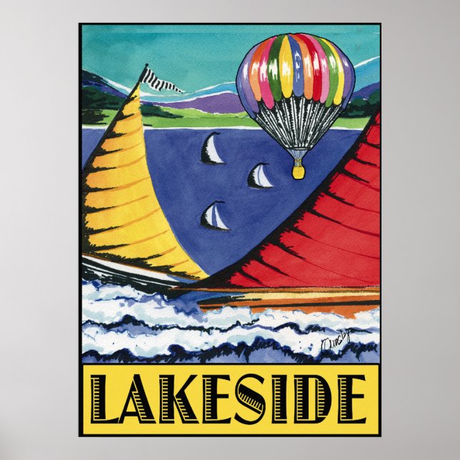 Poster Lakeside-poster (Frente)