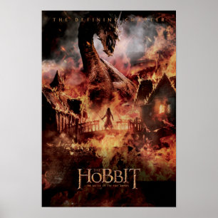 Pôster Laketown Ablaze com SMAUG™ E BARD O BOWMAN™