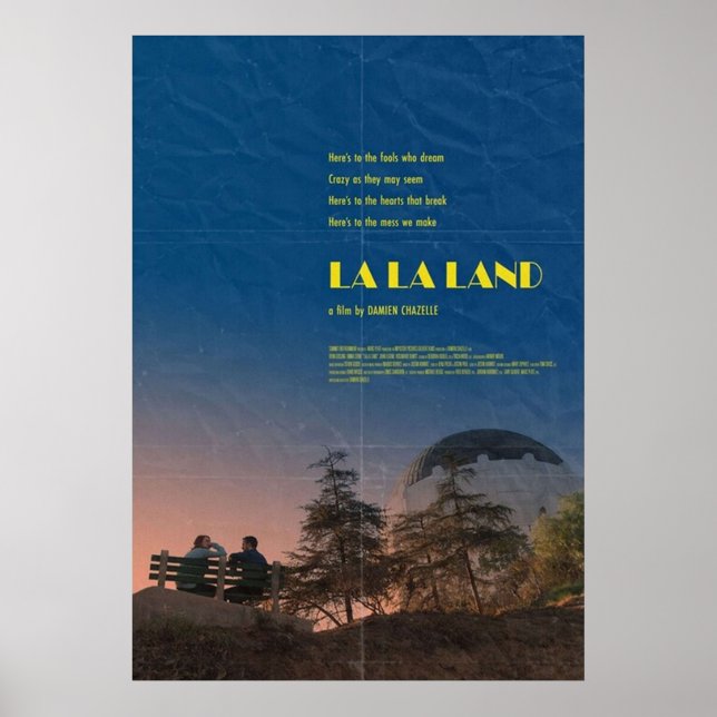 Poster Lala Land (Frente)