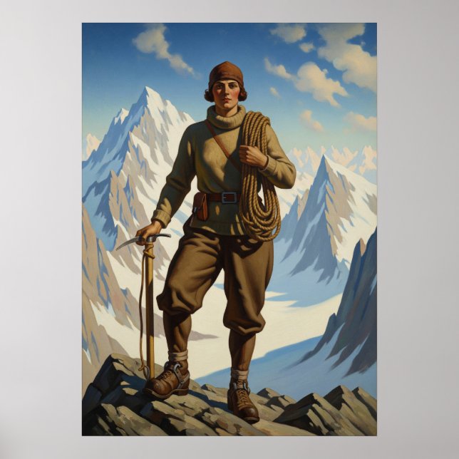 Poster L'ALPINISTE (O Montanhista) (Frente)