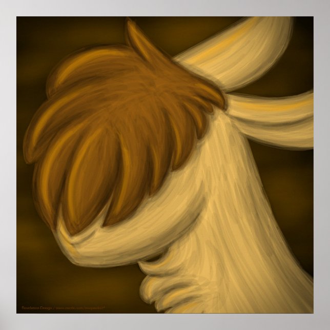 poster "Lama das Pequenas Palavras" (Frente)