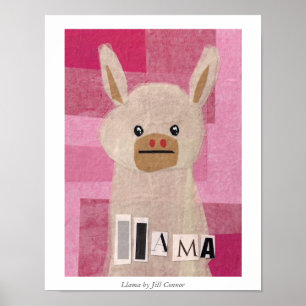 Pôster Lama por Jill Connor