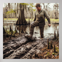 Poster Lamando pela lama