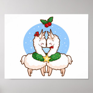 Pôster Lamas do amor do feriado