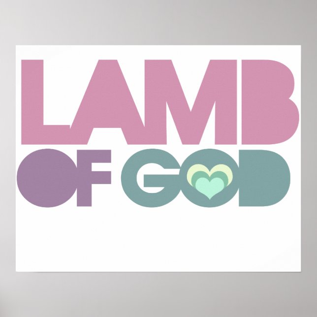 Poster Lamb de Deus (Frente)