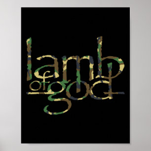 Poster Lamb of god memorial day camuflagem Lamb of god me