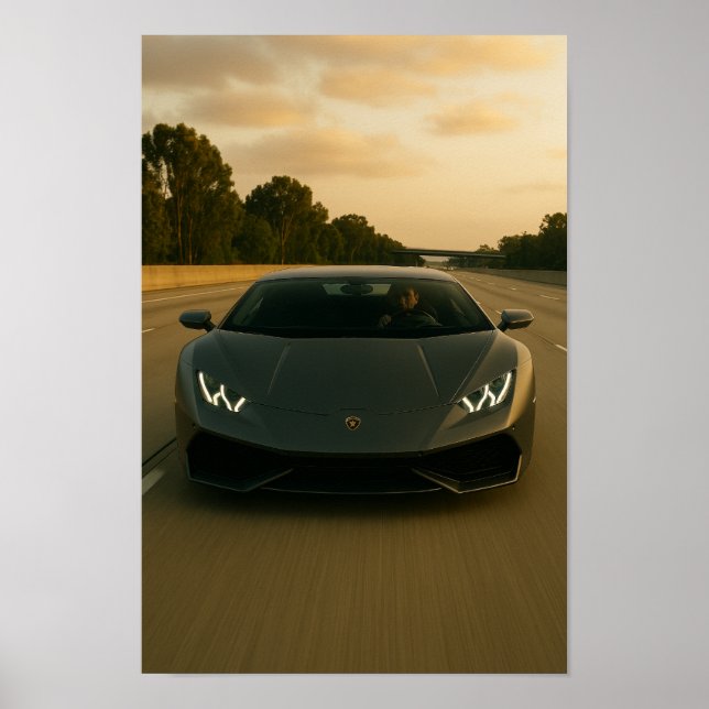 Poster Lambo Front View (Frente)