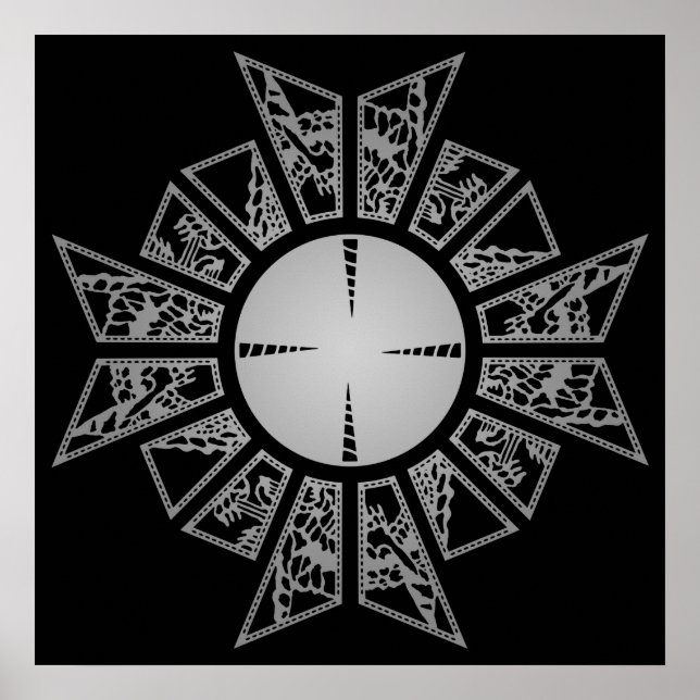 Poster Lament star silver (Frente)