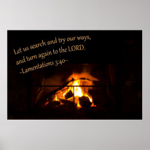 Poster Lamentações 3:40