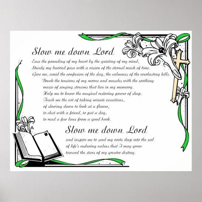 Pôster lamente-me Senhor (Frente)