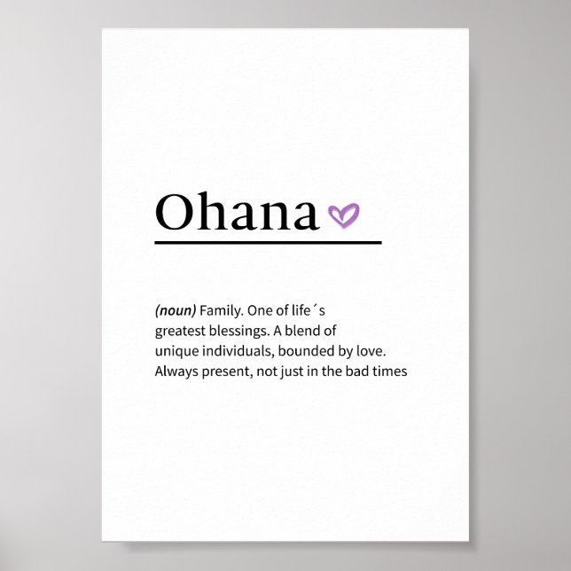 Poster Lamina Ohana (Frente)