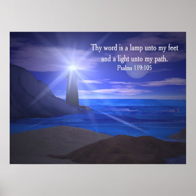 Poster Lamp Unto My Feet      Print (Frente)