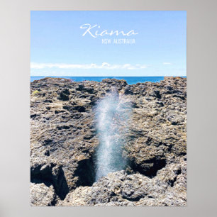 Poster Lâmpada de praia Wollongong NSW