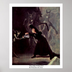 Poster Lâmpada Do Diabo Por Francisco De Goya