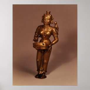 Poster Lâmpada na forma de Deusa da Fortuna