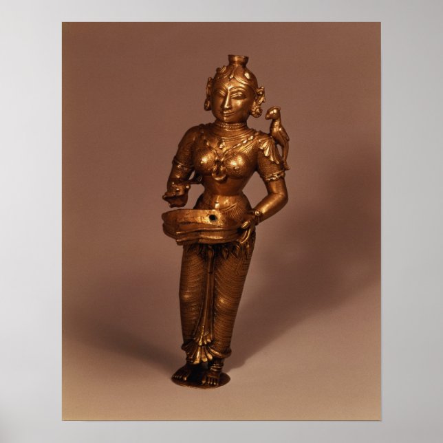 Poster Lâmpada na forma de Deusa da Fortuna (Frente)