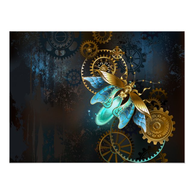 Pôster Lampirinha Steampunk (Frente)
