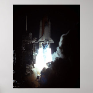 Pôster Lançamento da Atlântida espacial (STS-76)