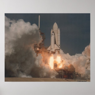 Poster Lançamento da Colúmbia do Ônibus Espacial (STS-2)