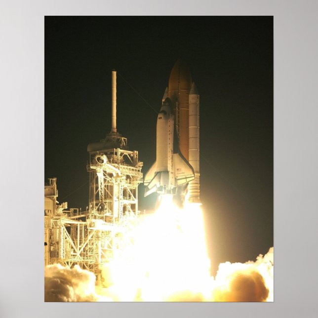 Pôster Lançamento da Colúmbia Espacial (STS-109) (Frente)