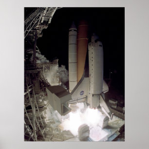 Pôster Lançamento da Colúmbia Espacial (STS-109)
