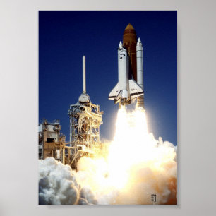 Pôster Lançamento da Colúmbia Espacial (STS-52)