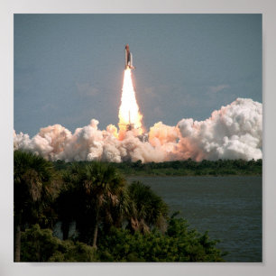 Pôster Lançamento da Colúmbia Espacial (STS-52)