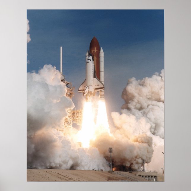 Poster Lançamento da Colúmbia Espacial (STS-73) (Frente)