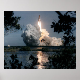 Poster Lançamento da Colúmbia Espacial (STS-73)