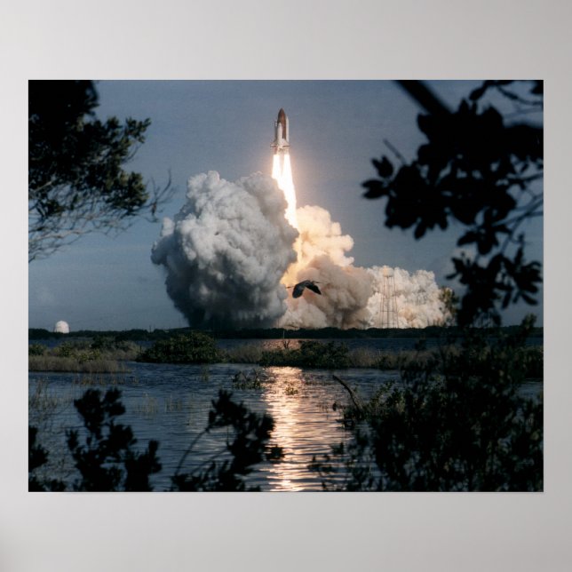 Poster Lançamento da Colúmbia Espacial (STS-73) (Frente)