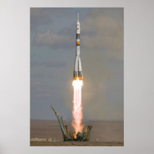 Pôster Lançamento da expedição 18 de Soyuz TMA-13