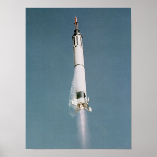 Poster Lançamento da Liberdade 7 (Mercury Redstone 3)
