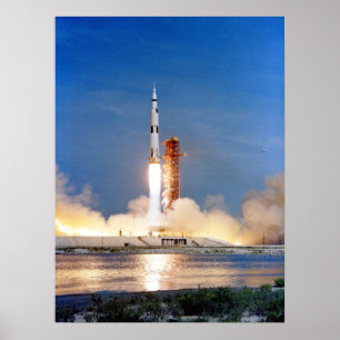 Poster Lançamento de Apollo 11