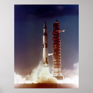Poster Lançamento de Apollo 4