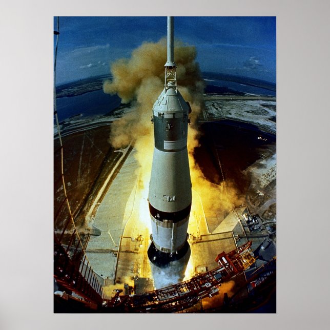 Poster Lançamento do Apollo 11 (Frente)