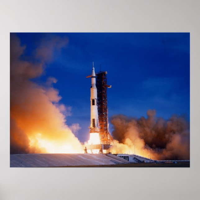 Pôster Lançamento do Apollo 15 (Frente)