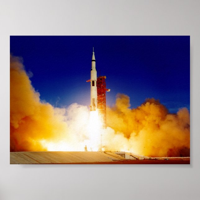 Pôster Lançamento do Apollo 8 (Frente)