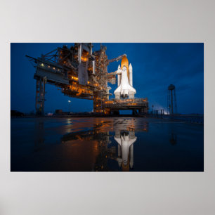 Poster Lançamento do Blue Sky for Space Shuttle Atlantis