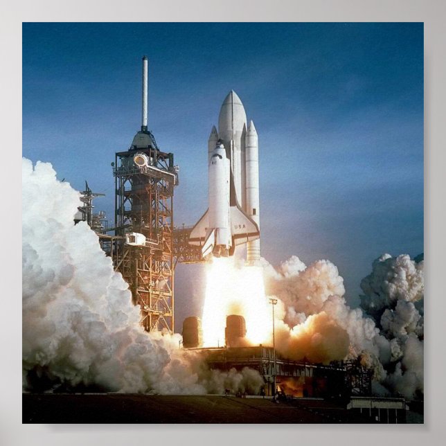 Poster Lançamento do foguete (Frente)