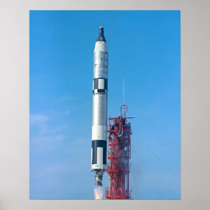 Poster Lançamento do Gemini 6A