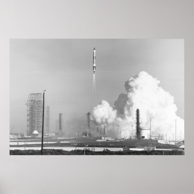 Pôster Lançamento do Gemini 6A (Frente)