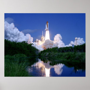 Poster Lançamento do vaivém espacial