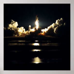 Pôster Lançamento do vaivém espacial Atlantis (STS-86)