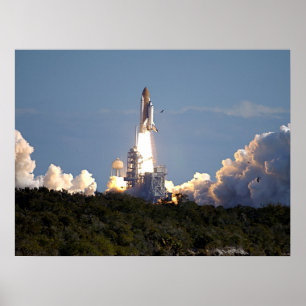 Poster Lançamento do vaivém espacial Colômbia (STS-107
