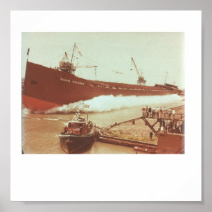 Pôster Lançamento M/V Edmund Fitzgerald do junho de 1957