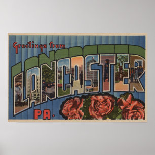 Poster Lancaster, Pensilvânia - grandes cenas da letra